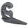 WENKO Multi-Stop Mod. Multi-STOP vielseitiger Tür-& Fensterstopper Puffer Türpuffer Keil Fingerschutz für Türen Fenster & Schubladen flexibel anpassbar aus Kunststoff Maße 11,8 x 7,7 x 2,5cm Anthrazit