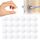 Vicloon Türstopper, 24 Stück Dezente Türpuffer Transparent, 20 * 5mm Silicone Türstopper Wand, Selbstklebend Transparent​ Runde für Türklinkenpuffer, Schützende Tür Stoßstange Wand Schalldämpfer