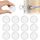 Vicloon Türstopper, 12 Stück Dezente Türpuffer Transparent, 40 * 8mm Silicone Türstopper Wand, Selbstklebend Transparent​ Runde für Türklinkenpuffer, Schützende Tür Stoßstange Wand Schalldämpfer