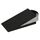 Westcott Türstopper in Keilform Schwarz | Gummi Türstopper mit Edelstahl Griff | Rutschfeste Unterfläche | Passend für alle Türen und Böden | 12cm x 5cm x 3cm | E-19000 00