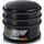 Designer Türstopper aus Edelstahl Gummi Türpuffer Türhalter Stopper 1,2kg (Schwarz 7x6cm, 1 Stück)