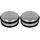 Westcott Türstopper aus Edelstahl | Runder Türstopper mit 1,2kg Eigengewicht | Türschonender Gummiring | Extra rutschfeste Unterseite | ⌀ 10cm, Höhe 4cm | Stabil bei Durchzug | E-19001 00