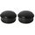 Westcott Türstopper aus Edelstahl Schwarz | Runder Türstopper mit 1,2kg Eigengewicht | Türschonender Gummiring | Extra rutschfeste Unterseite | ⌀ 10cm, Höhe 4cm | Stabil bei Durchzug | E-19002 00