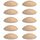 Bumms Türstopper für Boden und Wand Beige selbstklebend ohne bohren [10 Stück] - Ø 60 mm - Wandpuffer für Wandschutz aus Gummi - Türpuffer für Türanschlag, Türgriffschutz bei Wänden