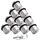 PLURI - Premium Türstopper Boden Edelstahl [10er Set] - GRATIS Befestigungsmaterial, Bodentürstopper zum Schrauben inkl. Schrauben & Dübel – Gummi-Puffer schützt Türgriff, Türklinke und Wand