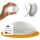 homeXpert Türstopper Wand Grau selbstklebend [10 Stück] - Ø 40 mm - kleiner Wandpuffer für Wandschutz - Türpuffer Wand für Türanschlag, Türgriffschutz, Türklinken Stopper