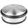 HRB Türstopper, Edelstahl massiv - Schwerer Türstopper Boden 1,2 Kg/Stk., Door Stopper im modernen Design versehen mit Gummiring zum Schutz der Türen