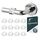 shinfly 12er Set Türstopper Klinke, Transparente PVC Türklinkenpuffer, Hochelastische Door Stopper, Wände und Türgriff Schutz, Ø18mm, Geeignet für Ø17mm-Ø20mm Türgriffe