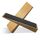 2er Pack Holz-Türstopper - Rutschfeste Türstopper boden für alle Türtypen und Oberflächen - Jeder Türkeile 0,6 Zoll dick, 4,7 Zoll lang mit Gummi - Door Stopper