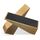 2er Pack Holz-Türstopper - Rutschfeste Türstoppers boden für alle Türtypen und Oberflächen - Jeder Türkeile 1,4 Zoll dick, 4,3 Zoll lang mit Gummi - Door Stopper
