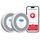 X-Sense XP0A-iR Rauch und CO Melder mit Sprachalarm und Standortansage, WLAN Kombinierter Rauch- und Kohlenmonoxidmelder für 17 festlegbare Räume，kompatibel mit der X-Sense Home Security-App, 2er Set