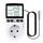 Digitales Thermostat Steckdose 250V mit Temperaturfühler & LCD - Heizung/Kühlung für Gewächshaus, Terrarium, Aquarium, Reptilien (EU-Stecker)