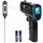 ERICKHILL Infrarot-Thermometer -50 ℃ ~ 600 ℃ Berührungslose digitale Laser-Temperaturpistole mit LCD-Display, einstellbarer Emissionsgrad – geeignet zum Kochen/Grillen/Einfrieren, mit Fleischsonde