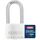 ABUS Vorhängeschloss Titalium 64TI/40HB40 gl.-6412 - gleichschließend und mit hohem Bügel - Kellerschloss mit Schlosskörper aus Spezial-Aluminium - ABUS-Sicherheitslevel 5