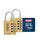 ABUS Zahlenschloss 165/40 - Vorhängeschloss aus Messing - mit individuell einstellbarem Zahlencode - Kofferschloss/Spindschloss - ABUS-Sicherheitslevel 4-2er Set