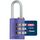 ABUS Zahlenschloss 145/20 Lila - Kofferschloss, Spindschloss u. v. m. - Aluminium-Vorhängeschloss - individuell einstellbarer Zahlencode - ABUS-Sicherheitslevel 3