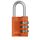 ABUS Zahlenschloss 145/30 Orange - Kofferschloss, Spindschloss u. v. m. - Aluminium-Vorhängeschloss - individuell einstellbarer Zahlencode - ABUS-Sicherheitslevel 3