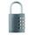 ABUS Zahlenschloss 145/40 Titanium - Kofferschloss, Spindschloss u. v. m. - Aluminium-Vorhängeschloss - individuell einstellbarer Zahlencode - ABUS-Sicherheitslevel 4
