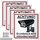 Achtung Videoüberwachung Schild, 4 Stk 15x15 cm Videoüberwachung Privatgrundstück, Videoüberwacht Warnschilder Hinweisschilder Aluminium für Innen Außen Kameraüberwachung