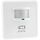 ChiliTec Bewegungsmelder 160° PIR Sensor einstellbar 3-Draht 230V 9m Reichweite Unterputz Wandmontage LED-geeignet Parallel-Schaltung Weiß