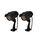 Madlife Garage 2PCS Dummy Kamera Solar Kamera Kamera Attrappe Außen Kamara für Draußen Sicherheit Kamera mit Blinkendem LED Schwarz für den Innen- und Außenbereich