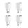 Tapo Nano Smart WLAN Steckdose Tapo P115 mit Energieverbrauchskontrolle, Smart Home Alexa Steckdose, funktioniert mit Alexa, Google Home, Sprachsteuerung, Fernzugriff, Kein Hub notwendig(4er-Pack)