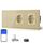 BSEED WiFi Smart Alexa Dimmer Lichtschalter mit Doppelt Steckdose, Kompatibel mit Google Home Tuya, Glas Touchscreen-schalter Wlan Lichtschalter (Neutrale Leitung Benötigt) 1 Fach mit Steckdose Gold