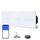 BSEED Drei Fach Smart Alexa Lichtschalter aus Glas, WiFi Touch Wandschalter 3 Fach 1 Weg (Neutralleiter Erforderlich), Alexa/Tuya/Google Home-kompatible 228mm * 86mm Weiß