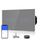 BSEED WiFi 1 Fach Dimmer mit 1 Fach Vorhangschalter-Touch-Schalter (Neutralleiter erforderlich) 1 Weg Tuya Alexa Google Glasscheibe Vorhangschalter Wandschalter Grau