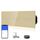 BSEED Smart Alexa 3 Fach Dimmer Lichtschalter,Kompatibel mit Tuya/Google Home/SAMRT LIFE Weiß,Verdreifachen Dimmerschalter mit Touch Panel Gold,APP Fernbedienung und Timer Funktion