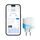 Meross Smart WLAN Steckdose mit Strommessung 16A, Zeitschaltuhr Steckdose mit Sprachsteuerung, Fernzugriff, Smart Home WiFi Steckdosen kompatibel mit Alexa, Google Home, SmartThings