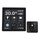 Shelly Wall Display Schwarz + Blu H&T Schwarz (Bundle), WLAN-Smart-Home-Bedienfeld, Thermostat, Integriertes 5A-Relais, Neutralleiter Erforderlich, Umweltdaten, Steuerzentrale, Alexa & Google Home