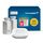 Homematic IP Smart Home Starter Set mit Access Point 2 + 2X Heizkörperthermostat – Evo, Silber, digitaler Thermostat Heizung, Steuerung per App, Alexa, Google Assistant, Energie sparen