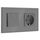 BSEED 1-Gang-Wandschalter + Schuko-Stecker 16 A, Drucktasten-Lichtschalter, Grau, für Küche