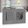 BSEED Lichtschalter mit Steckdose 1 Fach 3 Wege,Wandschalter mit 16A Schuko Steckdose mit USB Anschluss (Max. 2.1A) Typ C Port, Lichtschalter Unterputz Wechselschalter mit Steckdose Grau- 157mm