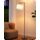 EDISHINE Stehlampe Wohnzimmer 160cm, Bogenlampe Modern mit Beigen Verstellem Leinen-Lampenschirm, LED E27 Glühbirne inklusive, Braun Leselampe Stehleuchte für Schlafzimmer, Kinderzimmer
