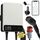 dé Wallbox 22kW mit App und Stromzähler & 7,5m Typ 2 Ladekabel, 3-Phasen EV-Ladegerät (6-32A, 400V), für BEV/PHEV, RCD Typ-B & IP54-Schutz, effiziente Ladestation für Zuhause, weiß