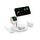 Anker MagGo 3-in-1 Kabellose Ladestation, 15W kabelloser Ladeständer, MagSafe-kompatibel, Qi2-zertifiziert, für iPhone 16/15/14/13 Serie, AirPods Pro, Apple Watch Ultra (Mit USB-C Netzteil und Kabel)