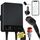 dé Wallbox 11kW mit APP, 7,5m Typ 2 Ladekabel mit Kabelhalter, 3-Phasen EV-Ladegerät (6-16A, 400V), für BEV/PHEV, RCD Typ-B & IP54-Schutz, effiziente Ladestation für Zuhause, Schwarz