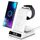 Induktive Ladestation für Samsung S25 Ultra, 3 in 1 Wireless Charger für Samsung Galaxy Watch 8/8 Classic/Ultra/7/6/5, Kabelloses Ladegerät für Galaxy S25/S24/S23/Z Flip 7/Fold 6, Galaxy Buds 3/3 Pro