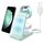 Induktive Ladestation für Samsung，ADADPU Kabelloses Ladegerät 3 in 1 Kompatibel für Galaxy Watch 8/7/6/5/5 Pro/4/3/Active 2，Wireless Charger für Samsung S25 S24 S23 S22 Ultra S21 Note 20 Galaxy Buds