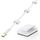 AGPTEK 100 Stück Kabelclips, selbstklebend, verstellbar, Premium-Acrylkabel, zur Aufbewahrung von elektrischen Drähten, Kabelbinder, für Organizer Büro/PC/Ladegerät/Lampe/Led Strip/Auto/Haus, Weiß