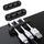 SOULWIT® Kabelhalter Kabelclips, [3 Stück] kabelmanagement Selbstklebend Kabel Organizer Vielzwecke Kabelführung Set für Schreibtisch Computer PC, USB Ladekabel, ZuhauseBüro