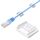 AGPTEK 100 Kabelclips, selbstklebend, verstellbar, Premium-Acrylkabel, zur Aufbewahrung von elektrischen Drähten, Kabelbinder, für Organizer Büro/PC/Ladegerät/Lampe/Led Strip/Auto/Haus, Transparent
