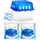 Stimo Luftentfeuchter Box mit 2 Nachfüllpacks Raumentfeuchter Feuchtigkeits-Stopper mit Granulat - Beutel (1x Box + 2x Nachfüllpack 400g)