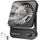 Ajgvq Tischventilator, USB Ventilator Akku von 12h Akkulaufzeit, Mini Ventilator Leise mit 3 Stufen, 135° Verstellbar, Ultraleise & Vibrationsfrei, Lüfter für Büro, Zuhause, Reise