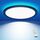 slochi LED Deckenleuchte Dimmbar mit Fernbedienung, 30CM RGB Farbwechsel Deckenlampe Led, 3000K-6500K Badezimmer Lampe für Bad Kinderzimmer Schlafzimmer Wohnzimme-Rund Schwarz