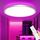 zemty LED Deckenleuchte Dimmbar, RGB Farbwechsel Deckenlampe mit Fernbedienung, 24W 3200LM 30CM Nickelfarbe Badezimmer lampe Decke IP54 Wasserfest für Bad Schlafzimmer Kinderzimmer Jugendzimmer