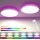 zemty 2 Stück 30CM LED Deckenleuchte Dimmbar 3000K-6500K, 24W 3200LM RGB Deckenlampe Farbwechsel mit Fernbedienung, Wasserfest Badezimmer Lampe Decke für Kinderzimmer Wohnzimmer Schlafzimmer