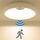 Peasur LED Deckenleuchte mit Bewegungsmelder Batteriebetrieben, 18cm Lampe mit Bewegungsmelder Innen Aussen, 300LM 3000K Treppen Deckenlampe für Schrank Balkon Abstellraum Keller Flur Garage Bad Küche